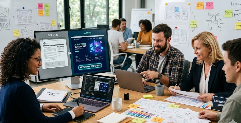 Revamping or Redesigning your business website